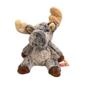 Douglas Pudgies Marshall the Brown Moose Plush Toy Frosted 8 inch sitting 11 NWT